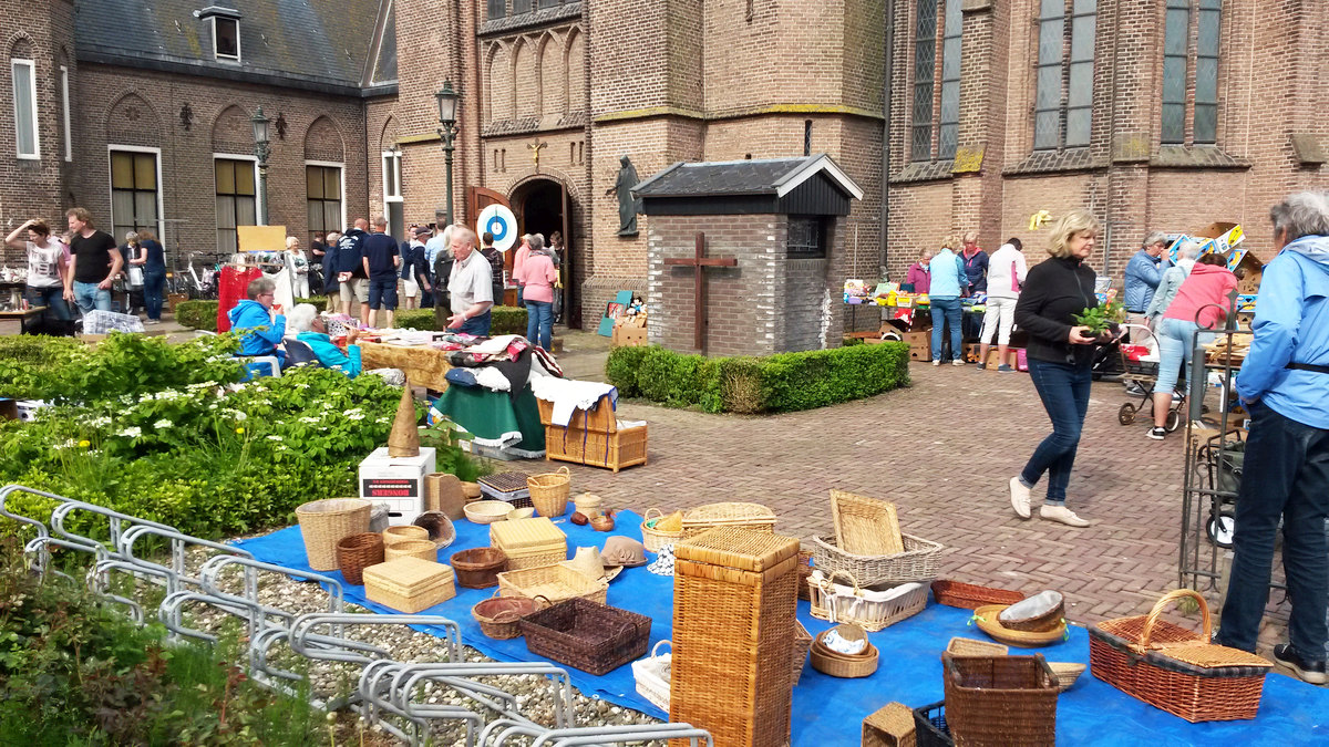 De jaarlijkse rommelmarkt in Workum is dit jaar op 18 mei